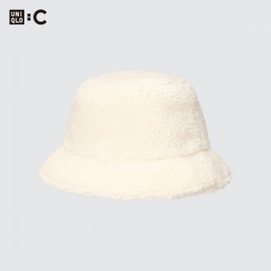 Klobuky Uniqlo Faux Shearling Adjustable Damske Biele Slovensko | O278570