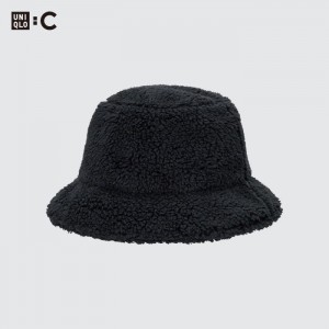 Klobuky Uniqlo Faux Shearling Adjustable Damske Čierne Slovensko | D173827