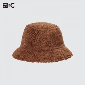 Klobuky Uniqlo Faux Shearling Adjustable Damske Hnede Slovensko | K215145