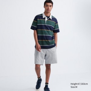 Kratasy Uniqlo AIRism Bavlnene Easy (8") Panske Siva Slovensko | E517995