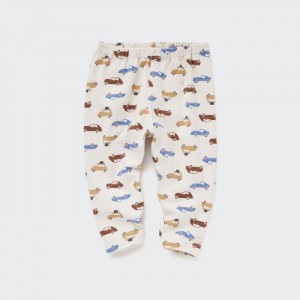 Leginy Uniqlo Car Relaxed-Fit Pre Babatka Béžové Slovensko | T854786