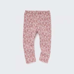 Leginy Uniqlo Fleece (Flower) Pre Babatka Ruzove Slovensko | Q603474