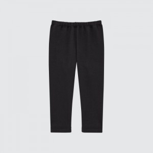 Leginy Uniqlo Fleece Pre Babatka Čierne Slovensko | Q631983