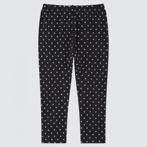 Leginy Uniqlo Full-Length (Dot) Pre Babatka Čierne Slovensko | N325184
