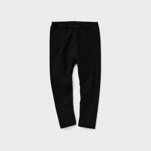 Leginy Uniqlo Full-Length (Rebrovaný) Pre Babatka Čierne Slovensko | Z075931
