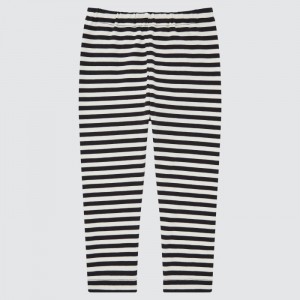 Leginy Uniqlo Full-Length (Stripe) Pre Babatka Čierne Slovensko | M316075