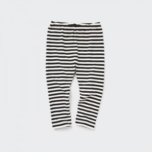 Leginy Uniqlo Full-Length (Stripe) Pre Babatka Čierne Slovensko | O263562