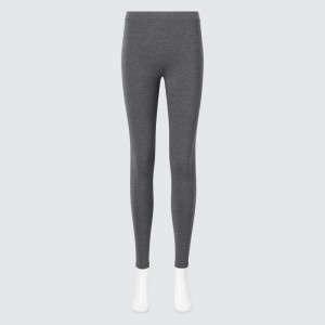Leginy Uniqlo HEATTECH Bavlnene (Extra Warm) Damske Tmavo Siva Slovensko | R604127