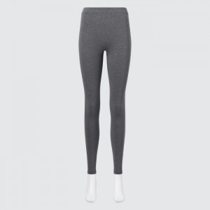 Leginy Uniqlo HEATTECH Bavlnene (Extra Warm) (2022 Edition) Damske Tmavo Siva Slovensko | L207864