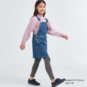 Leginy Uniqlo HEATTECH Extra Warm Pile-Podsite Detske Siva Slovensko | U110132