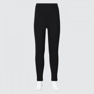Leginy Uniqlo HEATTECH Ultra Warm Detske Čierne Slovensko | P678884
