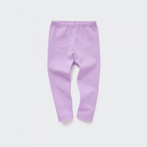 Leginy Uniqlo Rebrovaný Pre Babatka Nachový Slovensko | A019722