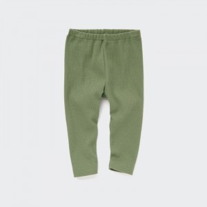 Leginy Uniqlo Rebrovaný Pre Babatka Olivovo Zelená Slovensko | I365323