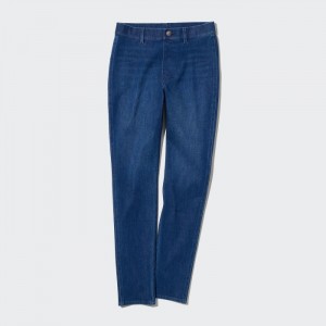 Leginy Uniqlo Ultra Stretch Denim Pants Damske Modre Slovensko | F501286