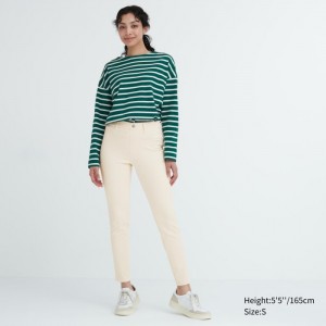 Leginy Uniqlo Ultra Stretch Pants Damske Biele Slovensko | V811147