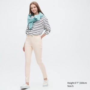 Leginy Uniqlo Ultra Stretch Pants Damske Biele Slovensko | H334863
