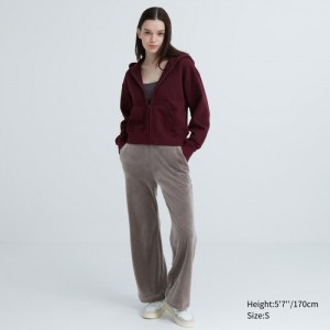 Spoločenské Nohavice Uniqlo Ultra Stretch Smooth Damske Hnede Slovensko | F845995
