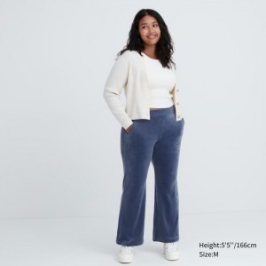 Spoločenské Nohavice Uniqlo Ultra Stretch Smooth Damske Modre Slovensko | I589524