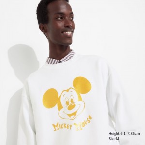 Mikina Uniqlo Mickey Shines Long-Sleeve Damske Biele Slovensko | L713043