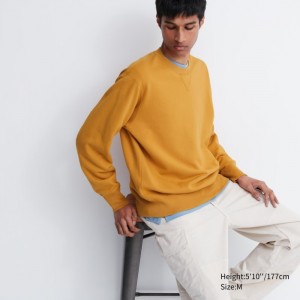 Mikina Uniqlo Panske Žlté Slovensko | H050879