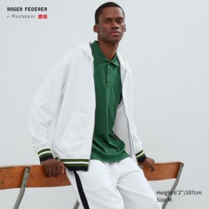 Mikina s Kapucnou Uniqlo Sweat Full-Zip Damske Biele Slovensko | R800595