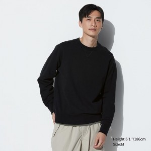 Mikiny Uniqlo Panske Čierne Slovensko | I699155