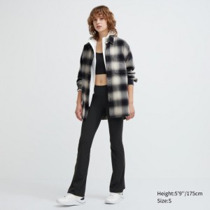 Nohavice Uniqlo AIRism Soft Flare Leggings Damske Čierne Slovensko | I046289