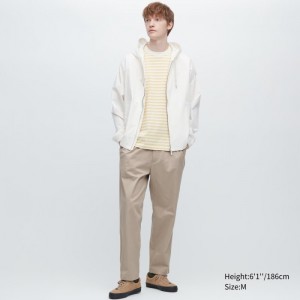 Nohavice Uniqlo Bavlnene Relaxed Ankle Damske Béžové Slovensko | M928510