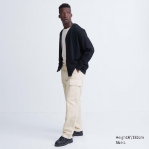 Nohavice Uniqlo Cargo Panske Biele Slovensko | F532128