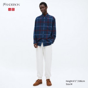 Nohavice Uniqlo Fleece Panske Biele Slovensko | S932466
