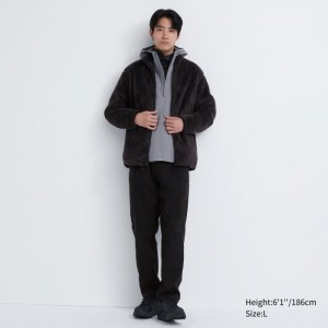 Nohavice Uniqlo HEATTECH Warm-Podsite Panske Čierne Slovensko | W336165