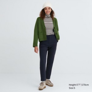 Nohavice Uniqlo HEATTECH Warm Podsite Damske Námornícka Modrá Slovensko | I776531