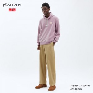 Nohavice Uniqlo Siroke Topanky-Fit Chino Panske Béžové Slovensko | S581841