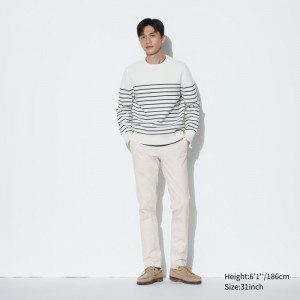 Nohavice Uniqlo Slim Fit Chino Panske Natural Slovensko | D702637