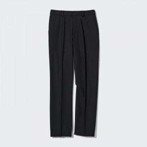 Nohavice Uniqlo Smart Ankle (2-Way Stretch) Damske Čierne Slovensko | G493725