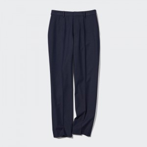 Nohavice Uniqlo Smart Ankle (2-Way Stretch) Damske Námornícka Modrá Slovensko | D902430
