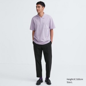 Nohavice Uniqlo Smart Ankle (Ultra Stretch) Panske Čierne Slovensko | K979104