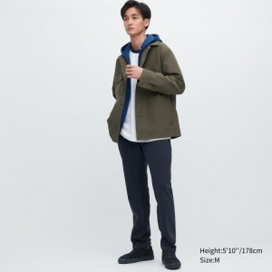 Nohavice Uniqlo Ultra Stretch DRY-EX Tapered Panske Námornícka Modrá Slovensko | D912953