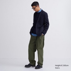 Nohavice Uniqlo Utility Pracovná Panske Olivovo Zelená Slovensko | A643123