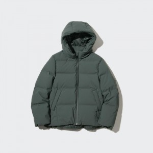 Paperova Bunda Uniqlo Seamless (2022 Edition) Damske Olivovo Zelená Slovensko | A640484