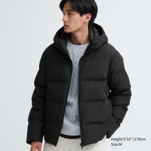 Paperova Bunda Uniqlo Seamless (3D Cut) Panske Čierne Slovensko | I489898