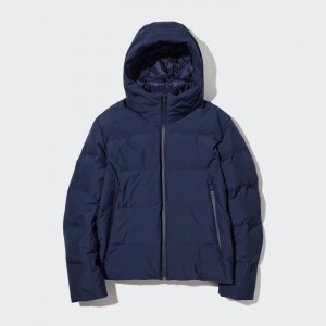 Paperova Bunda Uniqlo Seamless (3D Cut) Panske Námornícka Modrá Slovensko | T407689