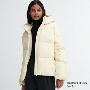 Paperova Bunda Uniqlo Seamless Damske Biele Slovensko | F145132