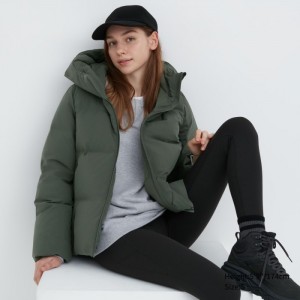 Paperova Bunda Uniqlo Seamless Damske Olivovo Zelená Slovensko | C929811