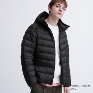 Paperova Bunda Uniqlo Ultra Light (3D Cut) Panske Čierne Slovensko | R637572