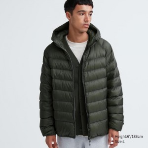 Paperova Bunda Uniqlo Ultra Light (3D Cut) Panske Olivovo Zelená Slovensko | I146351