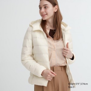 Paperova Bunda Uniqlo Ultra Light Damske Biele Slovensko | B893800