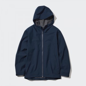 Parka Uniqlo BLOCKTECH (3D Cut) Panske Námornícka Modrá Slovensko | I597702