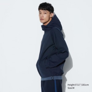Parka Uniqlo BLOCKTECH (3D Cut) Panske Námornícka Modrá Slovensko | L136196