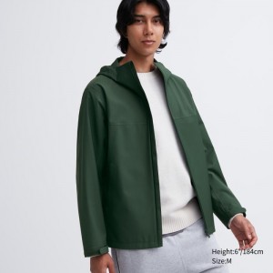 Parka Uniqlo BLOCKTECH (3D Cut) Panske Olivovo Zelená Slovensko | H351582